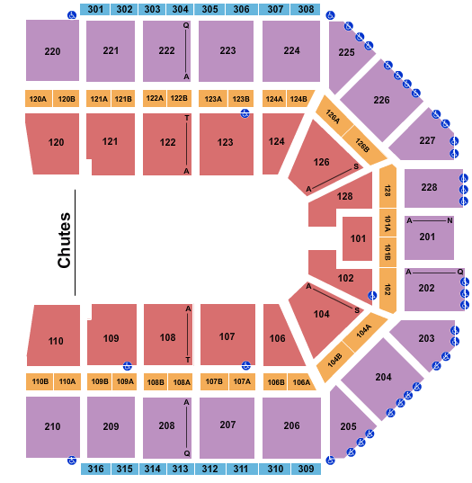 Van Andel Arena PBR Seating Chart